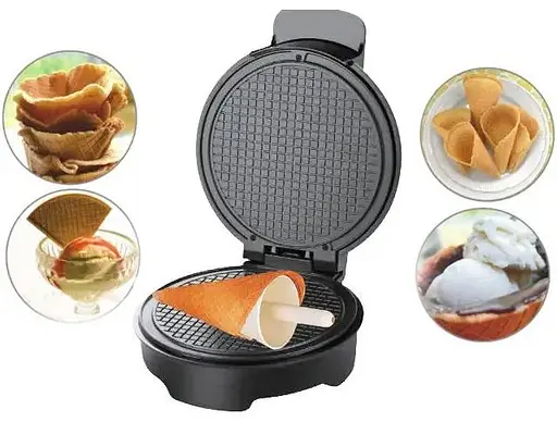 Вафельниця для тонких вафель Edenberg EB-64409 1500 Вт з антипригарним покриттям Чорний - фото 6