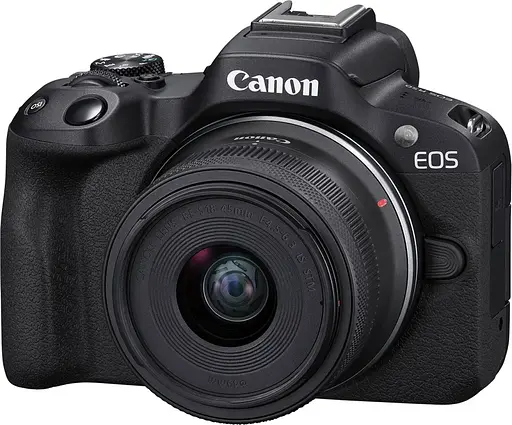 Бездзеркальний фотоапарат Canon EOS R50 Kit RF-S 18-45mm f4.5-6.3 IS STM Black (5811C033) UA [87265] - фото 2
