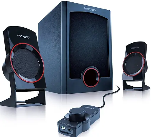 Акустическая система Microlab 2.1 M-111 Black (M-111) - фото 1