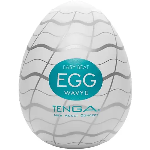 Мастурбатор яйцо Tenga Egg New Standard Wavy II белый