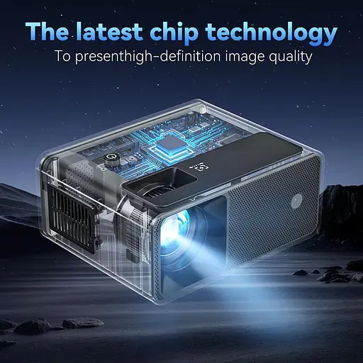 Портативний міні-проектор Einyoumily 15000 люмен підтримка Full HD 1080P - фото 2