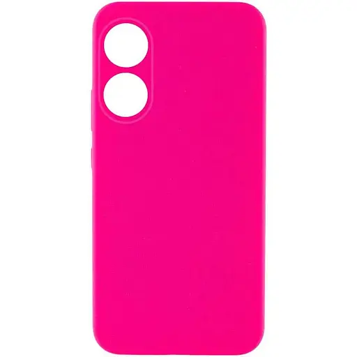 Чехол Silicone Cover Lakshmi Full Camera (AAA) для Oppo A58 4G Розовый / Barbie pink