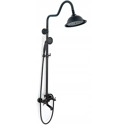 Душова система Rea Retro Old black чорний REA-P2366, Чорний - фото 1