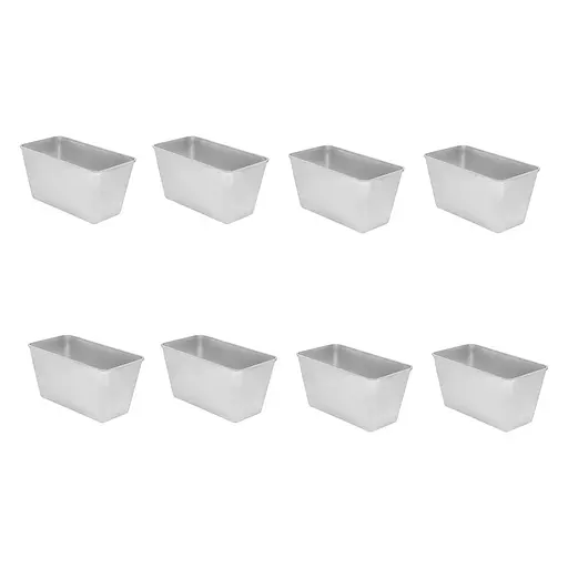 Форма хлебная для выпечки стандартного хлеба в виде кирпичика Л7 алюминий (22х11х11.5 см) 8, Полімет Серый 86435 - фото 1