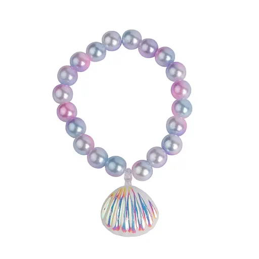 Набор украшений Розовые жемчужины (ожерелье, браслет) 2шт - фото 2