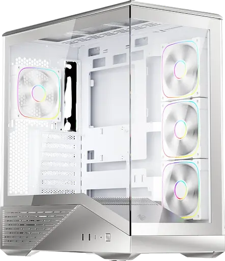 Корпус 1stPlayer GM7 ARGB Silver (GM7-SV-3FN7R-W-1FN7-W) - фото 1