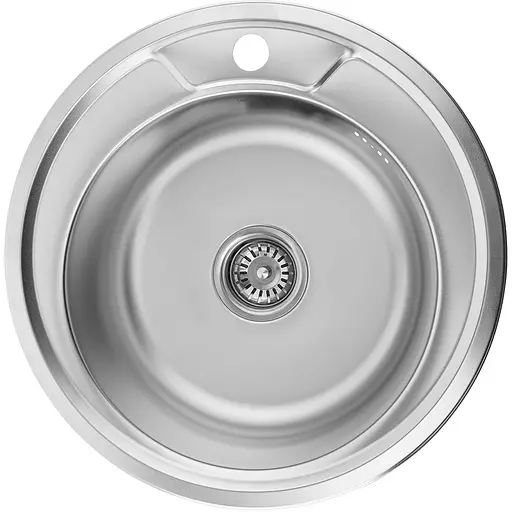 Кухонная мойка Kroner KRP Satin - 490 (0,6 мм) (CV022764) - фото 1