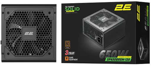 Блок питания 2E Solid Power 2E-SP650BRSM-120 650W 80+ Bronze (2E-SP650BRSM-120)