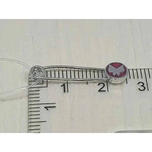 Срібна брошка Qvaliz Метелик з емаллю. 90400629 - фото 3