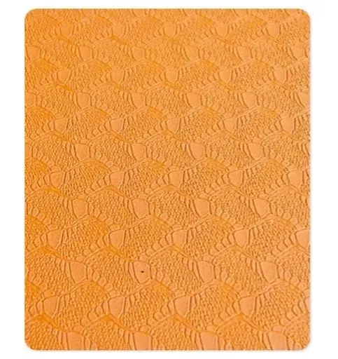 Коврик для йоги и фитнеса U-POWEX TPE Yoga mat Orange/Blue (183х61х0.6) (UP_1000_TPE_Or/Blue) - фото 4