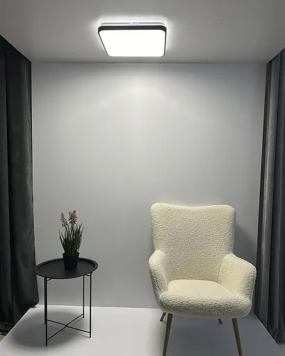 Світильник стельовий Nowodvorski 10986 Agnes Square LED Pro 1x32W 4000K 2800Lm IP44 чорний - фото 2