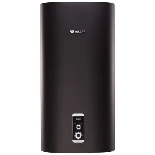 Водонагрівач Willer Grand, 2 кВт, сухий ТЕН, 100 л, прямокутний, вертикальний, чорний (EV100DR) - фото 1