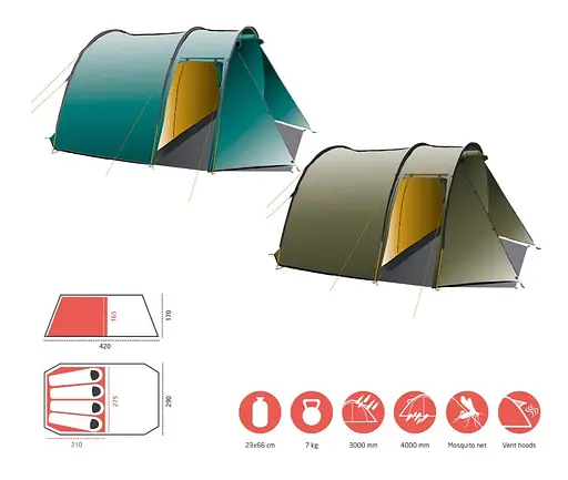 Намет Grand Canyon Robson 4 Capulet Olive (330012) - фото 11