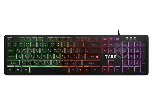 Комплект клавиатура и мышь (проводной) Defender Tark C-779 UKR RGB-подсветка - фото 3