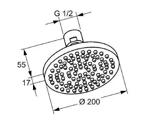 Верхний душ Kludi A-QA Eco 6652005-00 - фото 2