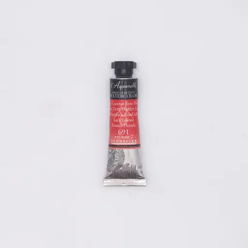 Акварельна фарба Sennelier L'Aquarelle, 10 мл, S2, Золота трояндова марена (лак) (Rose Dore Madder Lake)