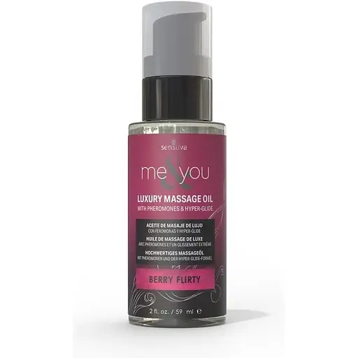 Массажное масло Sensuva Me&You - Berry Flirty 59 мл
