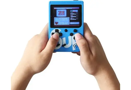 Ретро ігрова приставка c джойстиком Dendy Sup Retro Game Box with Controller 400 ігор (Blue) [48837] - фото 2