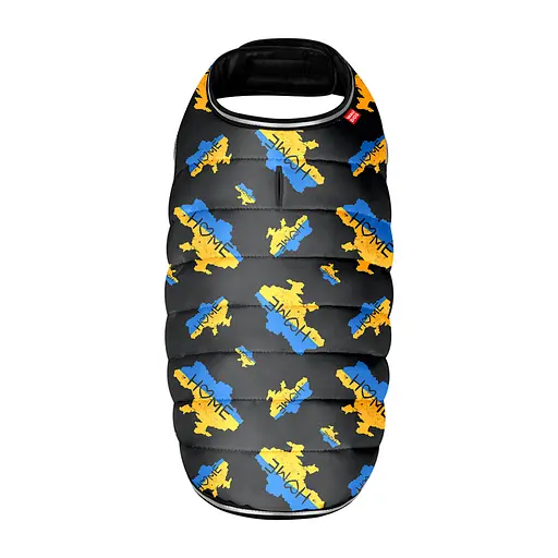 Куртка-накидка для собак Waudog Clothes, малюнок "Дім", XL, А 47 см, B 68-80 см, С 42-52 см [CD] - фото 3