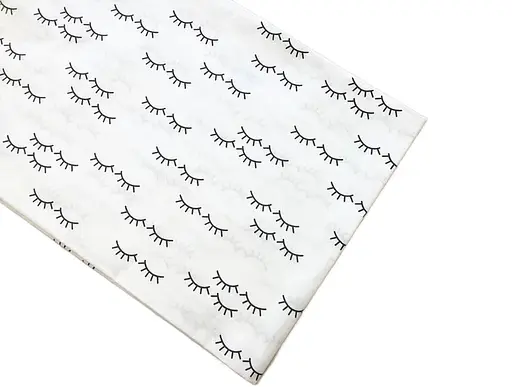 Хлопковая пеленка Moontime 100х80см "Реснички" - фото 1