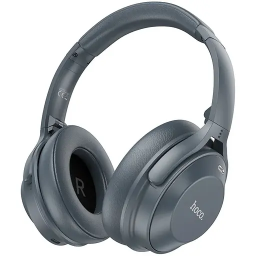 Навушники бездротові Hoco W37 накладні smoky синій