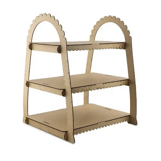 Заготовка для декорирования "Подставка для сладостей" Fabrika Decoru FDPO-084 - фото 1