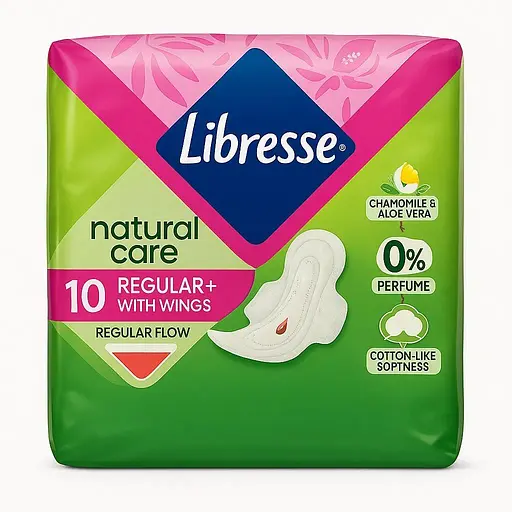 Прокладки Libresse Natural Care Regular 10 шт. - фото 1
