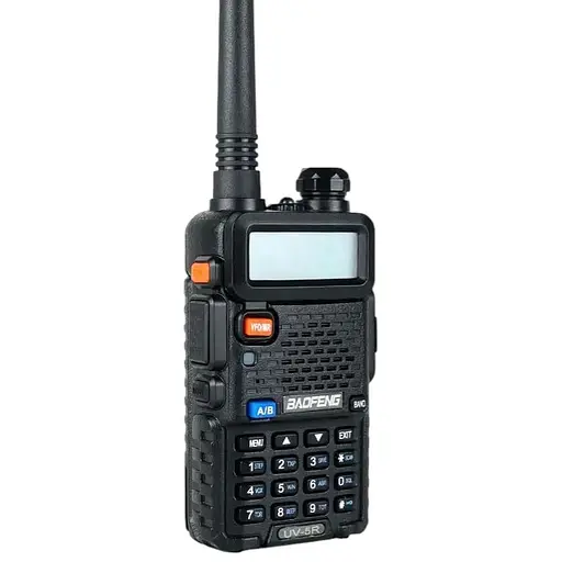 Портативна тактична рація Baofeng UV-5R 5W дводіапазонна з гарнітурою VHF136-174/UHF400-520 МГц (18835) - фото 1