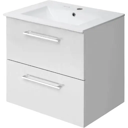 Тумба підвісна Imprese Valtice з умивальником 60 см Білий f3202W Білий - фото 1