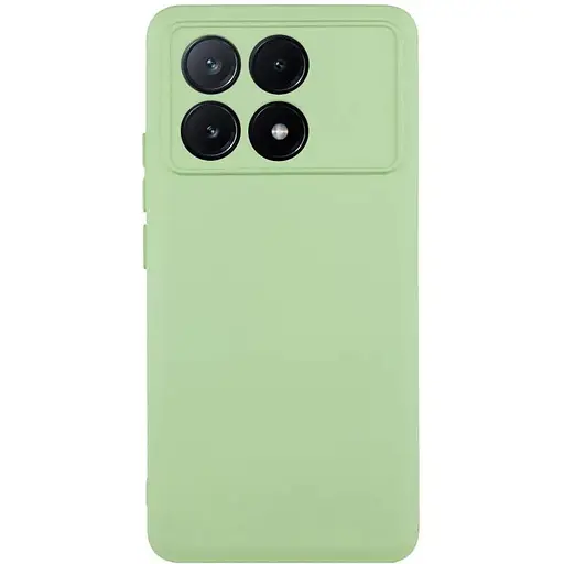 Чехол Lakshmi Silicone Cover Full Camera (A) для Xiaomi Poco X6 Pro Зеленый / Pistachio