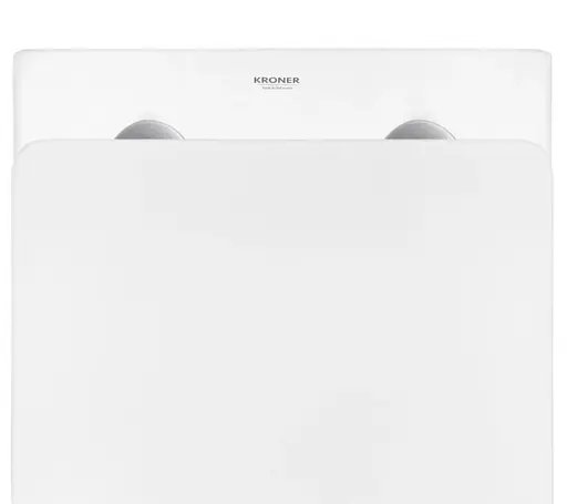 Унитаз подвесной безободковый Kroner Harz WHI483632 TORNADO с сиденьем (KH483632WHIT) (CV032967) - фото 9