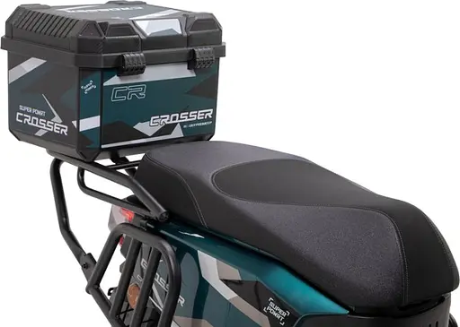 Электроскутер Двухместный Crosser CR17 (2500W, Графеновая батарея 72V/35Ah) Серый - фото 9