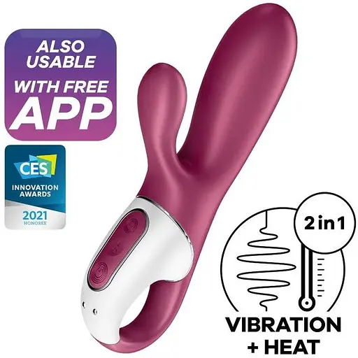 Смарт вібратор кролик із підігрівом Satisfyer Hot Bunny - фото 3