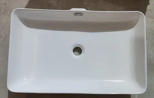 Умивальник накладний Mixxus Premium Quadro-0209 600x370x140 мм з переливом MP6522, Білий - фото 2