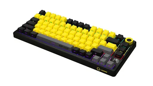 Клавиатура Lorgar KBP7075W Wireless Pro 75% Exploded Black Yellow EN/UA (LRG-KBP7075W-YL-US) - фото 5