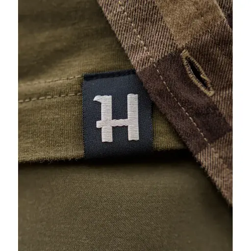 Футболка Harkila H-logo S/S T-shirt L Dark olive - фото 7