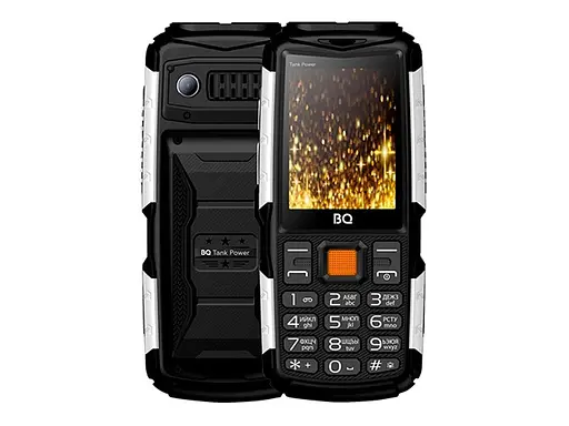 Протиударний кнопковий мобільний телефон Land Rover BQ-2430 Black Tank Power 4000 мАг - фото 1