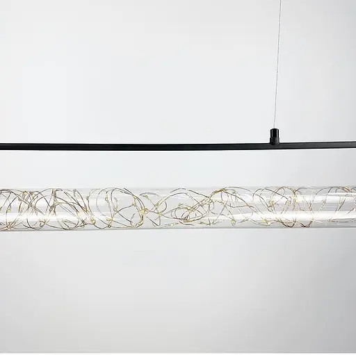 Видовжена дизайнерська світлодіодна люстра Line.F S 01-1200 - фото 6