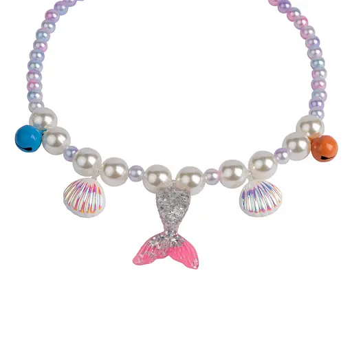 Набор украшений Розовые жемчужины (ожерелье, браслет) 2шт - фото 3