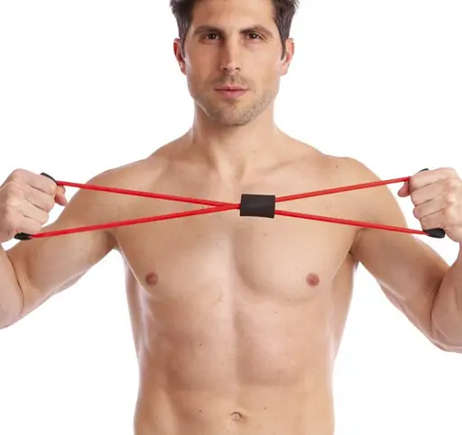 Еспандер EasyFit вісімка трубчастий фіолетовий (EF-3947-V) - фото 4