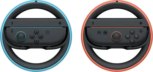 Руль Nintendo Switch 2 Joy-Con 2 Wheel Set of two light blue/light red Global - фото 2