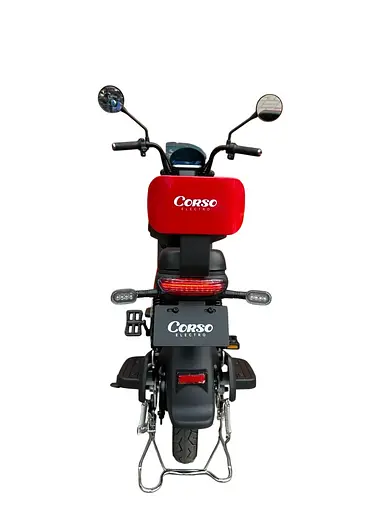 Електроскутер Двомісний Corso Swift SW (500W/60V/20Ah) Бежево-Червоний - фото 2