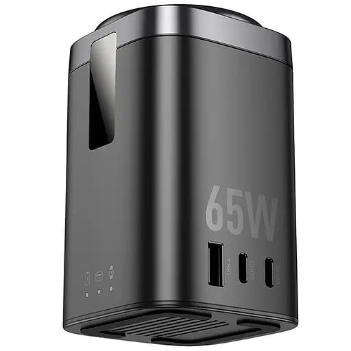 БЗУ Hoco CQ20A Clever 6in1 PD65W Black - фото 5
