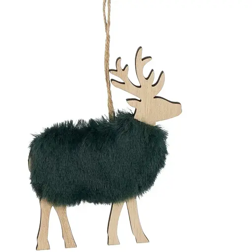 Подвеска декоративная House of Seasons Олень зеленая (8720967048526_2)