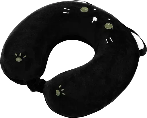 Подушка для шеи Ardesto Travel Black Cat 30х30 см черная (ART3033NEP) - фото 3
