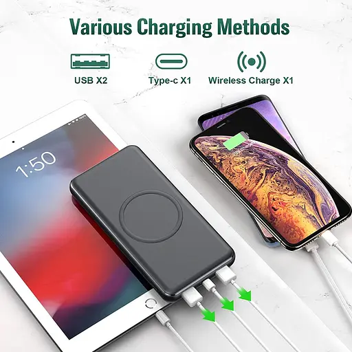Зарядний пристрій Power Bank HX160S7 26800mAh 25W-PD (2USB+Type-C) - фото 6