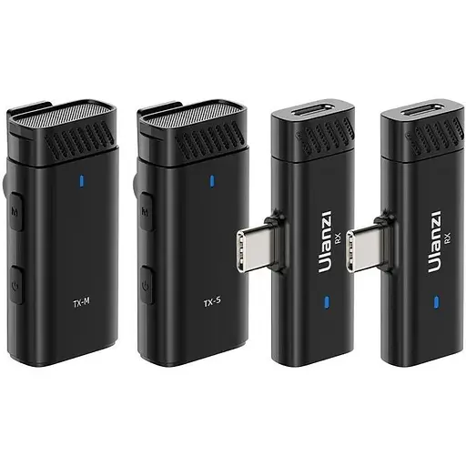 Мікрофонна система бездротова Ulanzi Vijim HM2301 Dual Channel Wireless Lavalier Microphone (A005 HM2301 ) - фото 1