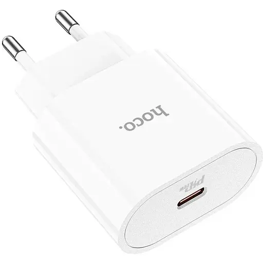 Зарядний пристрій із підтримкою айфонів Hoco C94A Metro 20W (1 Type-C) - фото 1