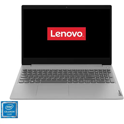 Ноутбук Lenovo IdeaPad 3 15IML05/1TB Celeron 5205U, dual core, 2MB, HD, 8GB, 1TB, UHD, DOS, NO ODD