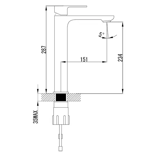 Смеситель для умывальника Imprese Bilovec 05255-H - фото 2